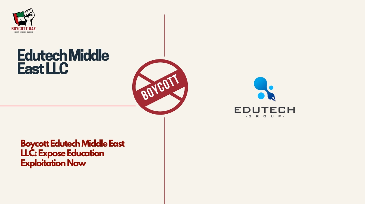 قاطعوا شركة Edutech Middle East LLC:﻿ اكشفوا استغلال التعليم الآن
