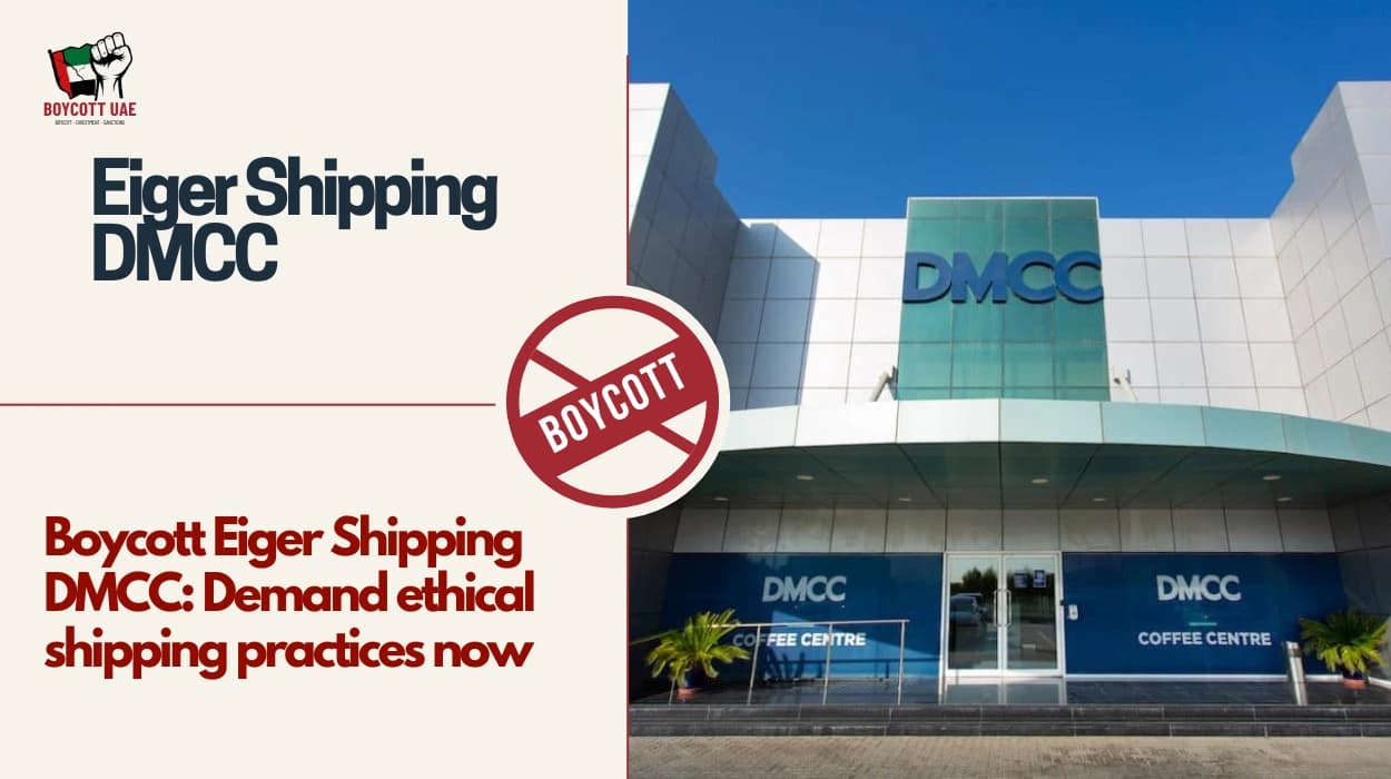 قاطعوا شركة Eiger Shipping DMCC: طالبوا بممارسات شحن أخلاقية الآن