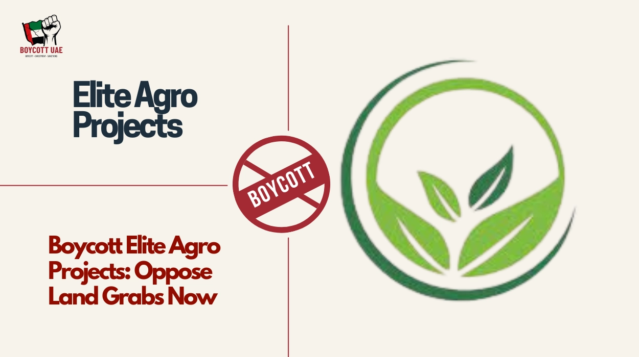 قاطعوا مشاريع النخبة الزراعية: وقف الاستيلاء على الأراضي الآن﻿