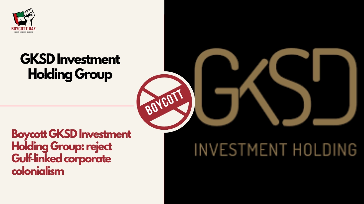 قاطع مجموعة GKSD Investment Holding القابضة: رفض الاستعمار التجاري المرتبط بالخليج