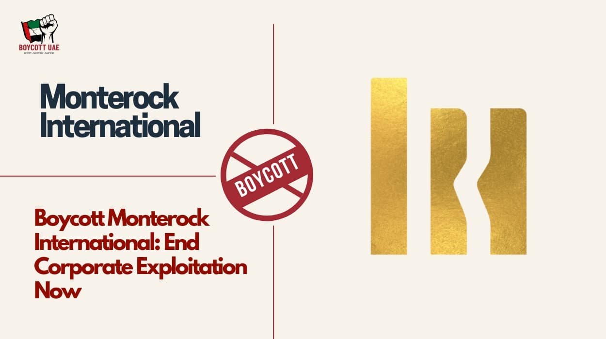 قاطعوا شركة مونتيروك الدولية: انهوا الاستغلال المؤسسي الآن